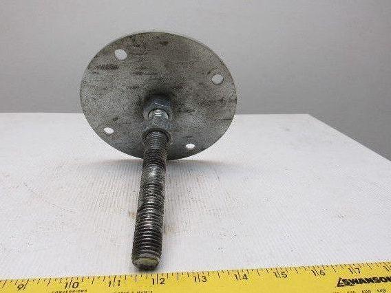 Machine Leveling Feet 6" Base 3/4"-10x6-1/4" Threaded Stud Lot of 3