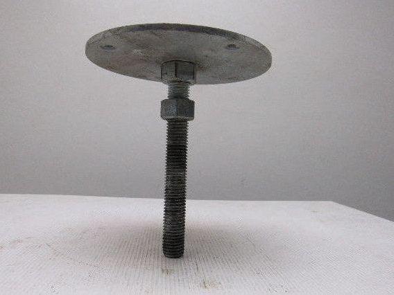 Machine Leveling Feet 6" Base 3/4"-10x6-1/4" Threaded Stud Lot of 3