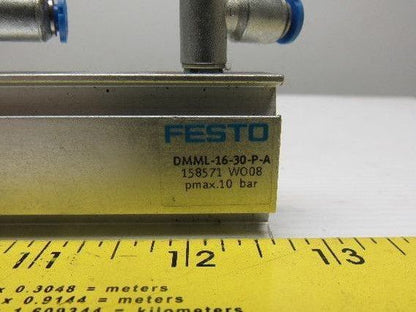 Festo DMML-16-30-P-A Compact Air16 Bore 30mm Stroke Flex Cush Sensor Ready