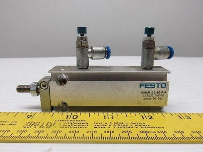 Festo DMML-16-30-P-A Compact Air16 Bore 30mm Stroke Flex Cush Sensor Ready
