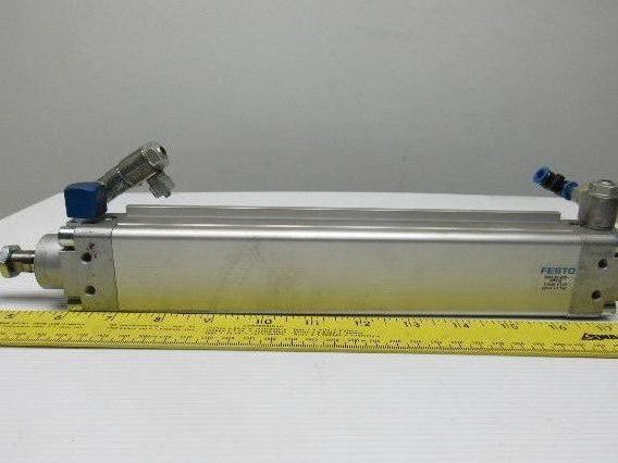Festo DZH-32-200-PPV-A Pneumatic Flat Cylinder 32mm Bore 200mm Stroke 10 Bar Max