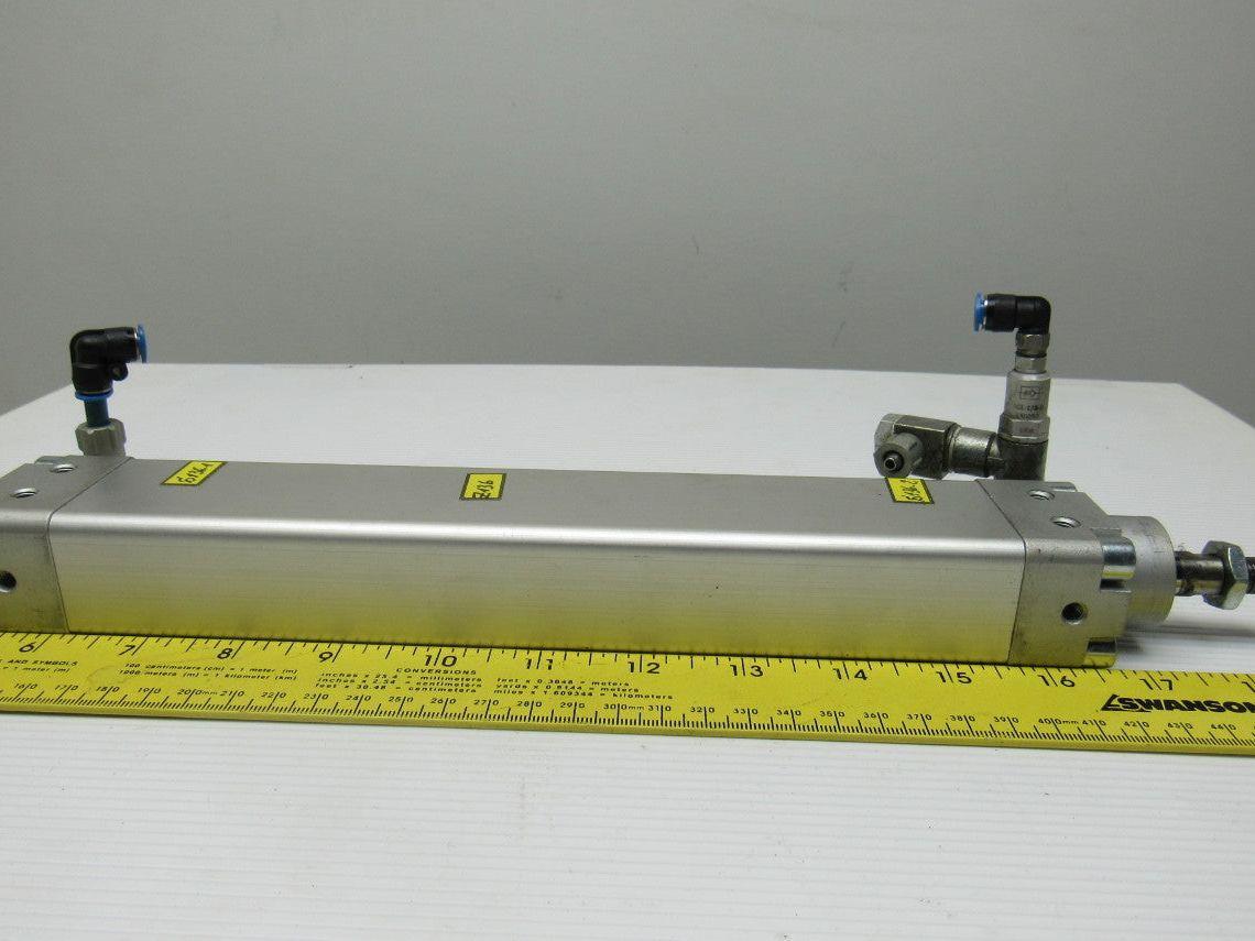 Festo DZH-32-200-PPV-A Pneumatic Flat Cylinder 32mm Bore 200mm Stroke 10 Bar Max