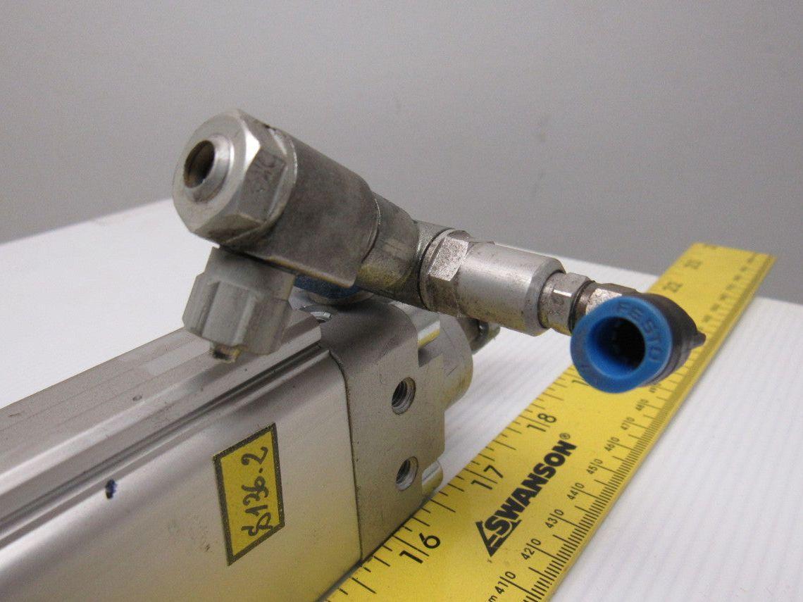 Festo DZH-32-200-PPV-A Pneumatic Flat Cylinder 32mm Bore 200mm Stroke 10 Bar Max