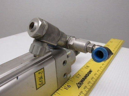 Festo DZH-32-200-PPV-A Pneumatic Flat Cylinder 32mm Bore 200mm Stroke 10 Bar Max