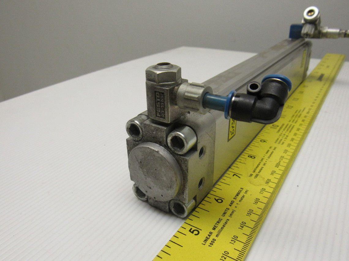 Festo DZH-32-200-PPV-A Pneumatic Flat Cylinder 32mm Bore 200mm Stroke 10 Bar Max