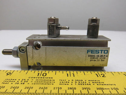 Festo DmmL-15-20-P-A Compact Air16 Bore 20mm Stroke Flex Cush Sensor Ready