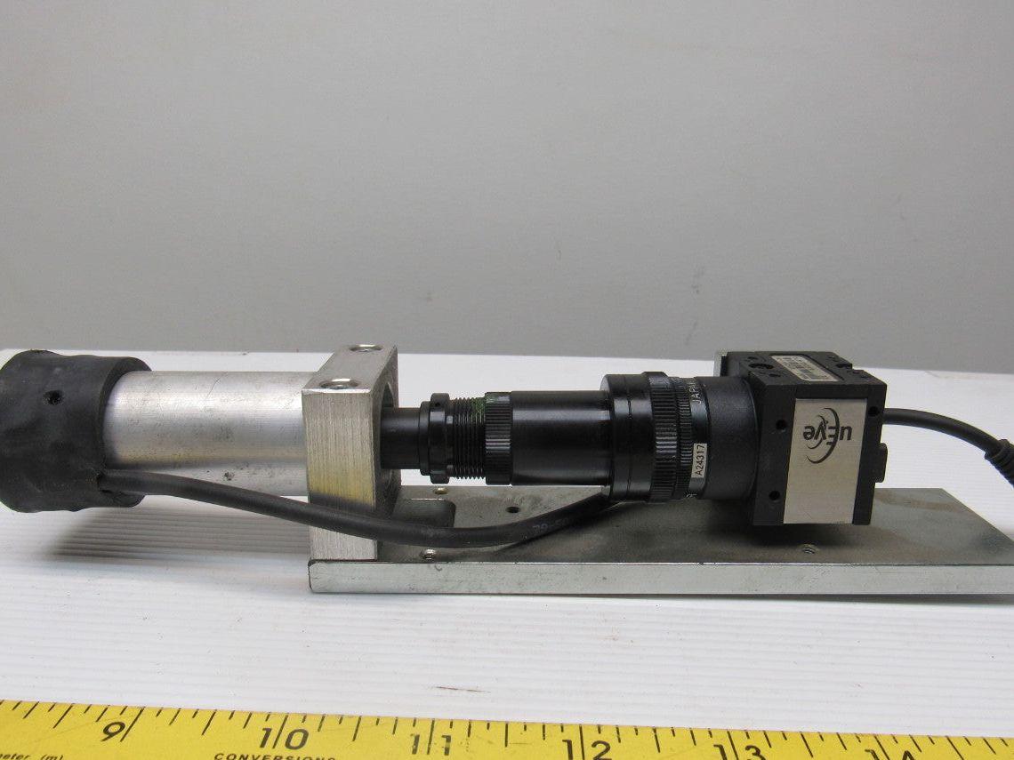 Ueye UI-1440M Camera W/X2 TV Extender Machine Vision System