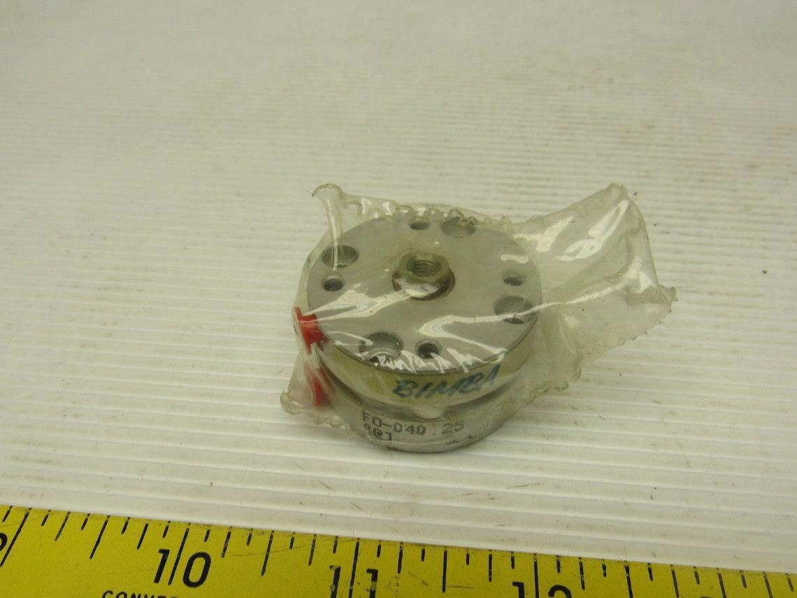 Bimba F0-40.25 Pneumatic Air Flat Cylinder 1/4" Stroke 3/4" Bore