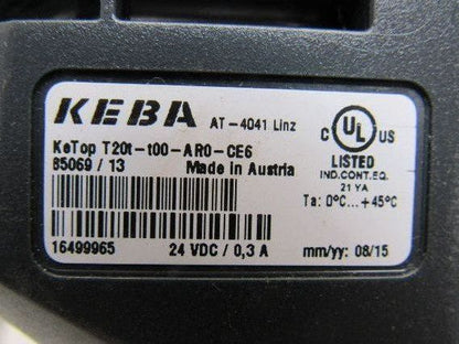 KEBA T20T-T00-AR0-CE6 Teach Pendant