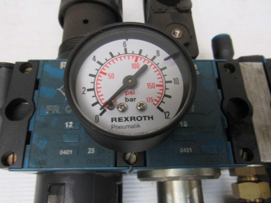 Rexroth 5351320200 Filter Regulator Diverter/E-Stop Modular Assembly 10 Bar Max