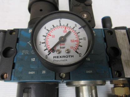 Rexroth 5351320200 Filter Regulator Diverter/E-Stop Modular Assembly 10 Bar Max