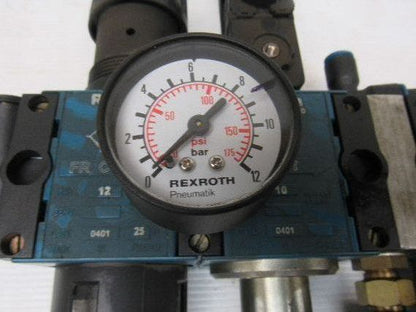 Rexroth 5351320200 Filter Regulator Diverter/E-Stop Modular Assembly 10 Bar Max