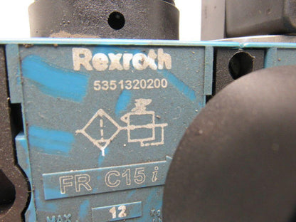 Rexroth 5351320200 Filter Regulator Diverter/E-Stop Modular Assembly 10 Bar Max