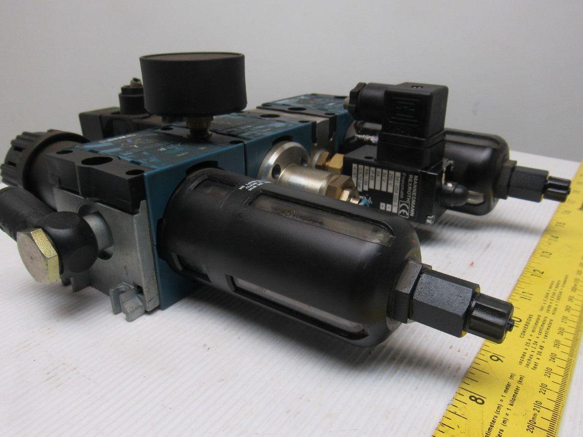 Rexroth 5351320200 Filter Regulator Diverter/E-Stop Modular Assembly 10 Bar Max