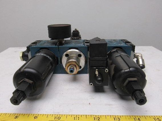 Rexroth 5351320200 Filter Regulator Diverter/E-Stop Modular Assembly 10 Bar Max