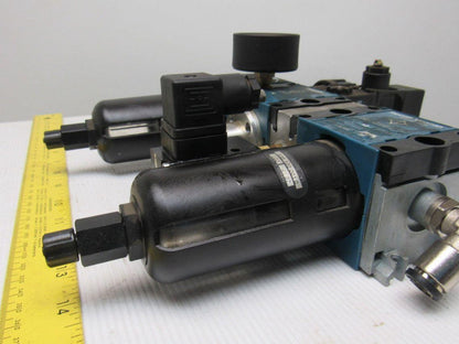 Rexroth 5351320200 Filter Regulator Diverter/E-Stop Modular Assembly 10 Bar Max