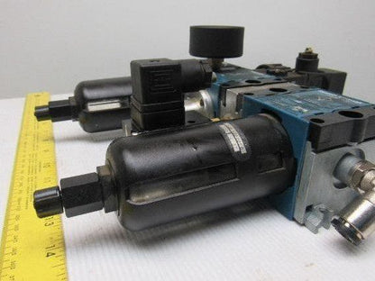 Rexroth 5351320200 Filter Regulator Diverter/E-Stop Modular Assembly 10 Bar Max