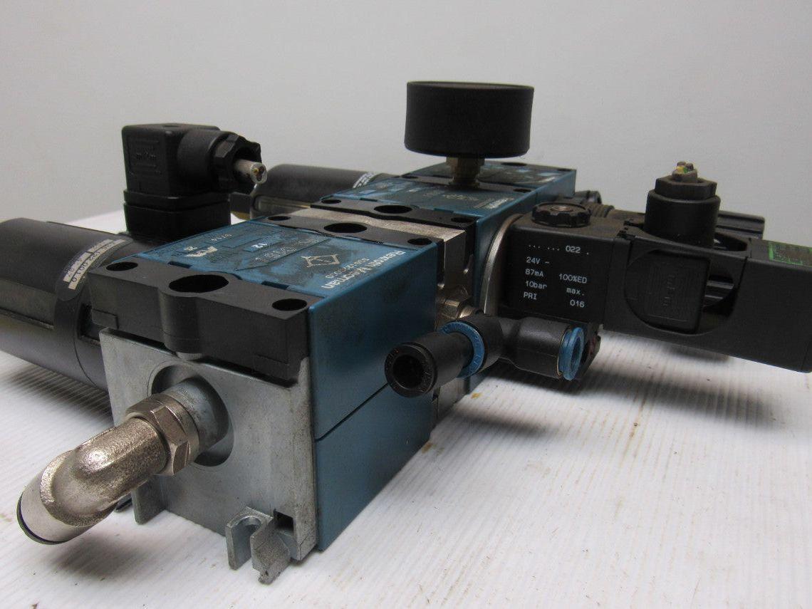 Rexroth 5351320200 Filter Regulator Diverter/E-Stop Modular Assembly 10 Bar Max