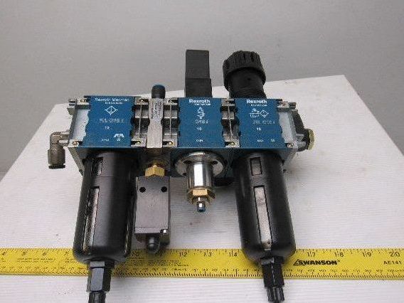 Rexroth 5351320200 Filter Regulator Diverter/E-Stop Modular Assembly 10 Bar Max