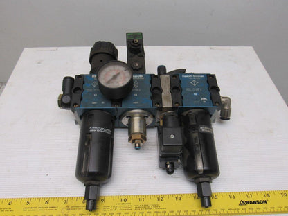 Rexroth 5351320200 Filter Regulator Diverter/E-Stop Modular Assembly 10 Bar Max