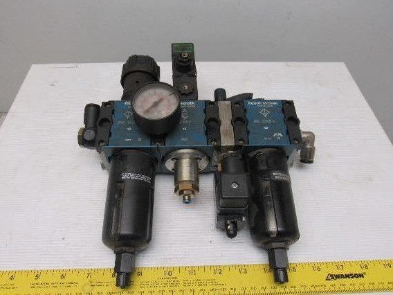 Rexroth 5351320200 Filter Regulator Diverter/E-Stop Modular Assembly 10 Bar Max
