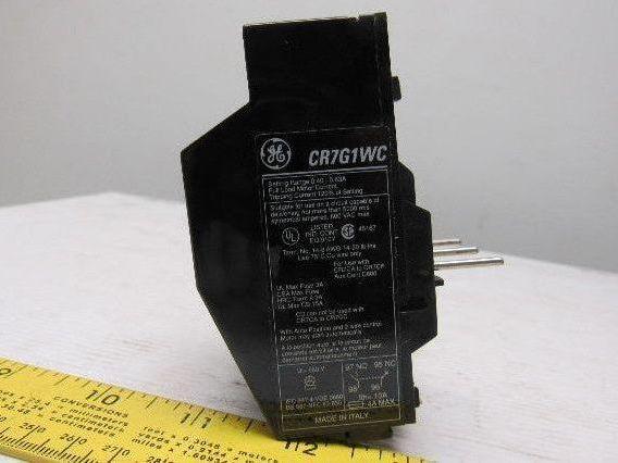 General Electric CR7G1WC Spectra 700 Overload Relay 0.4 - 0.63A
