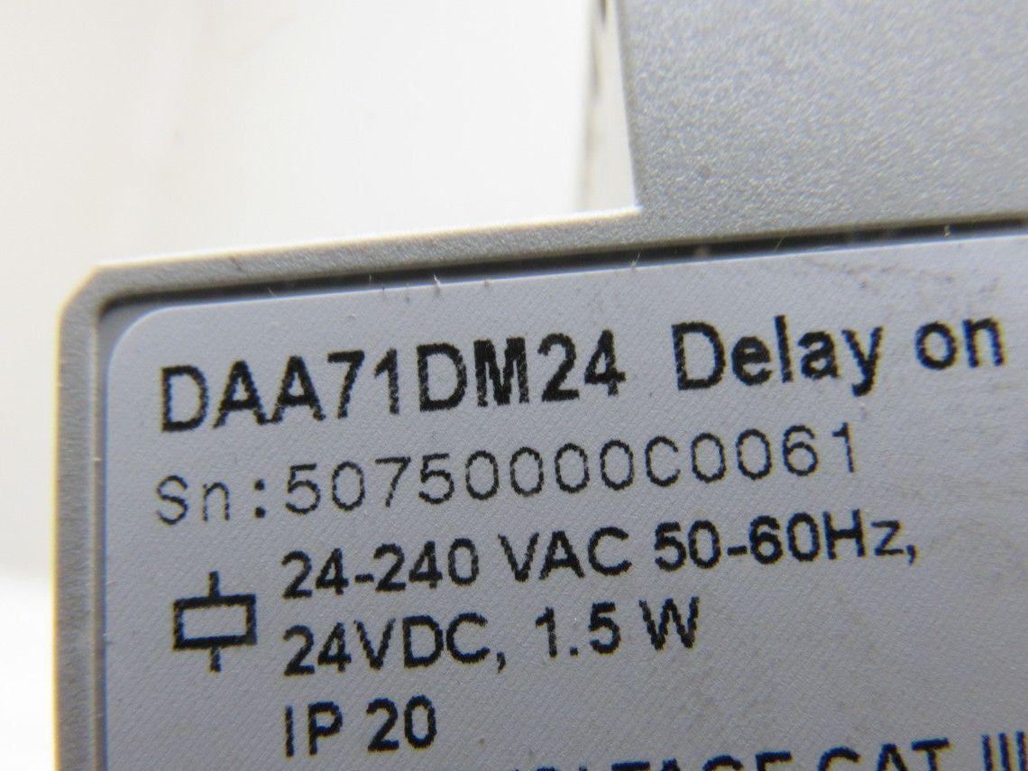 Carlo Gavazzi DAA71DM24 ON Delay Operate Timer Relay
