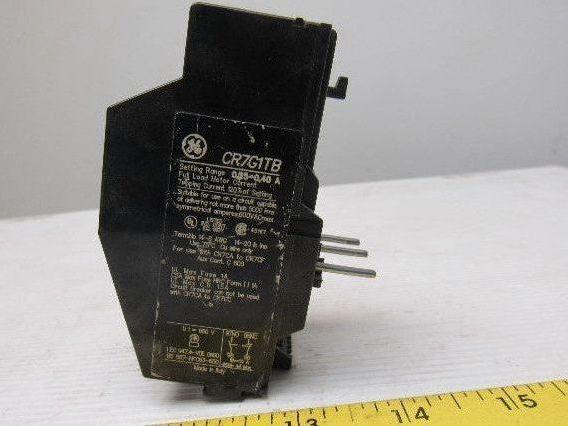 General Electric CR7G1TB Overload Relay 0.25-0.4A