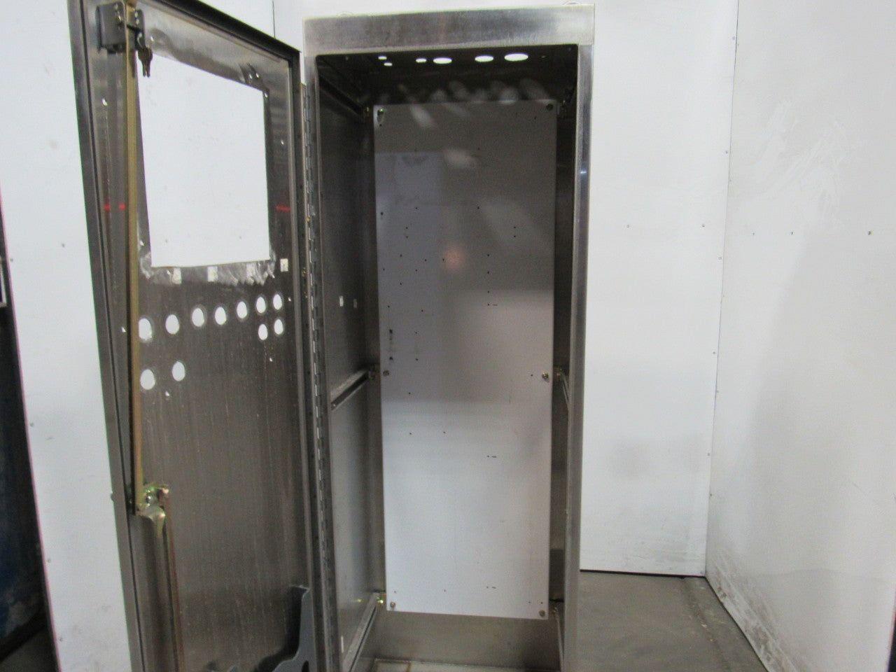 Hoffman A-722418SSFS Stainless Steel Electrical Enclosure 72x24x18" W/Backplate
