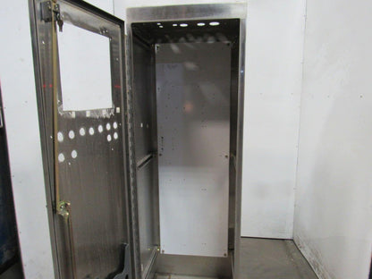 Hoffman A-722418SSFS Stainless Steel Electrical Enclosure 72x24x18" W/Backplate