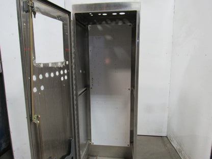 Hoffman A-722418SSFS Stainless Steel Electrical Enclosure 72x24x18" W/Backplate