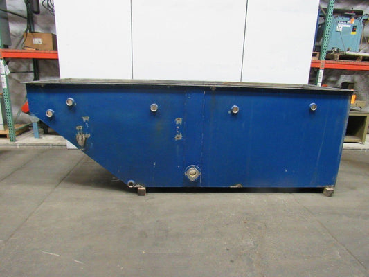 1100 Gal Open Top Stainless Steel Tank 144"L x45"Wx48"D