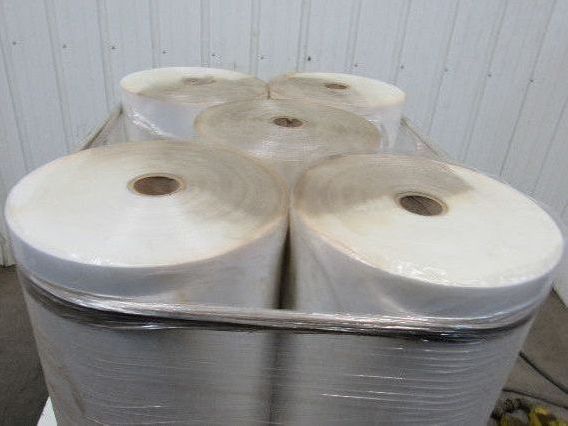 253588-001 Clear Plastic Sheeting 28-1/2"x16500' x0.00125 Lot of 5