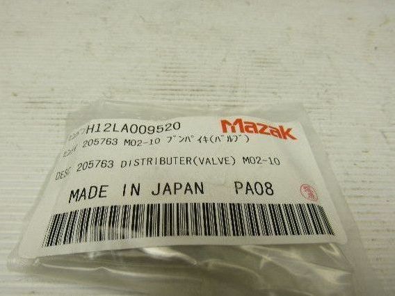 Mazak H12LA009520 Distributor Valve