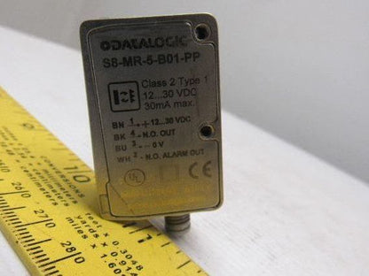 DATALOGIC S8-MR-5-B01-PP Sensor Switch Polarized Metal Radial PNP NO/NC-M8