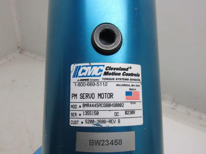 CMC BMR4445ACGB0HS0002 350V DC Servo Motor 2440W 5/8" Shaft W/Encoder