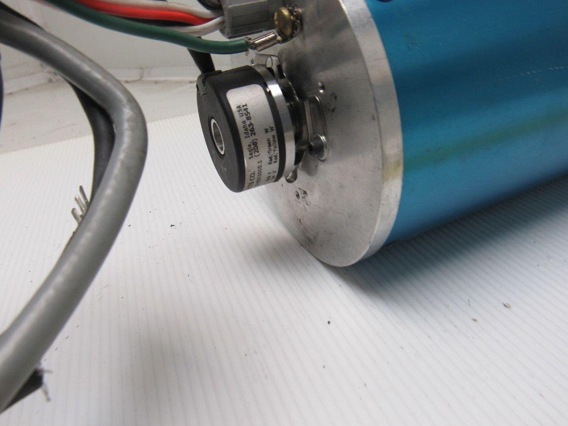 CMC BMR4445ACGB0HS0002 350V DC Servo Motor 2440W 5/8" Shaft W/Encoder