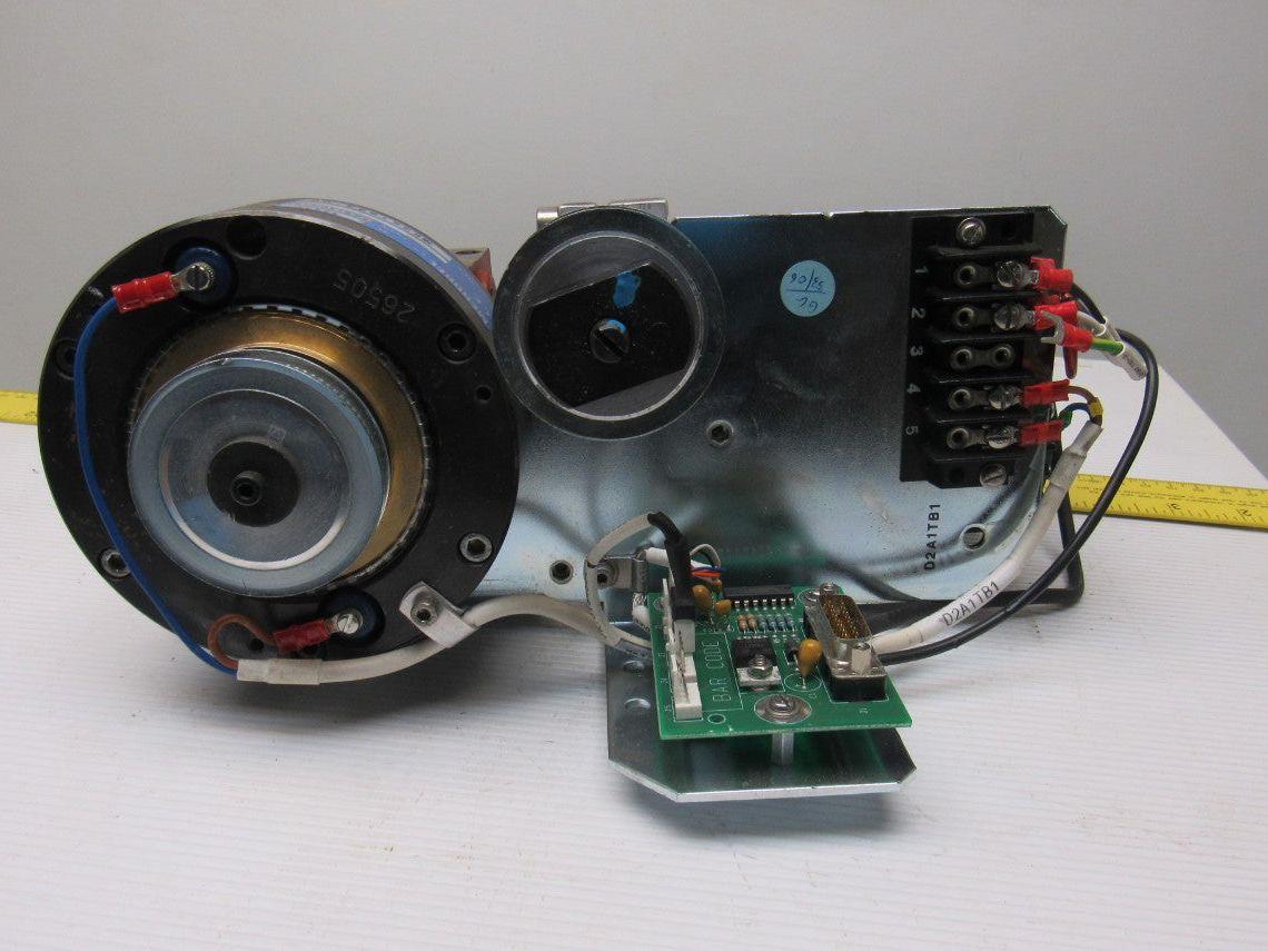 Sanyo Denki L720-039E84 170W 30V 2600RPM Servo 50:1 Reducer Brake Drive Assembly