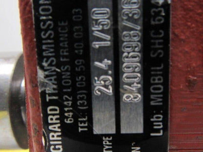 Sanyo Denki L720-039E84 170W 30V 2600RPM Servo 50:1 Reducer Brake Drive Assembly