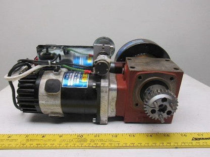 Sanyo Denki L720-039E84 170W 30V 2600RPM Servo 50:1 Reducer Brake Drive Assembly