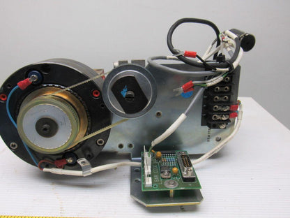 Sanyo Denki L720-039E84 170W 30V 2600RPM Servo 50:1 Reducer Brake Drive Assembly
