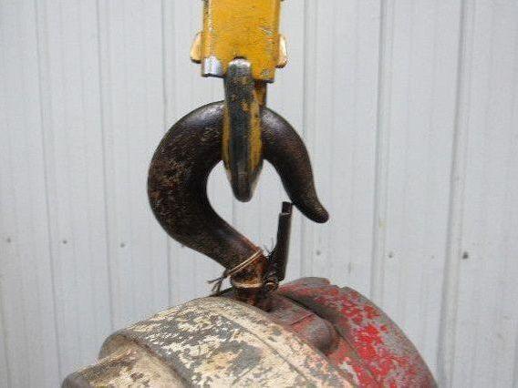 CM 1 Ton Manual Chain Fall Hoist 2000 Lbs. 28' Travel 17' Pendant Chain