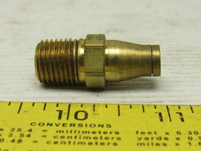 Imperial Eastman Brass Air fitting Connector 1/4" Tube to 1/4" NPT Lot of 10
