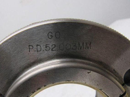 G.A.Co P.D.52.003mm Knurled Steel Nut  M54x3.0-6g