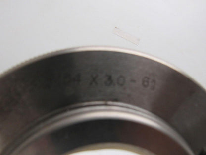 G.A.Co P.D.52.003mm Knurled Steel Nut  M54x3.0-6g