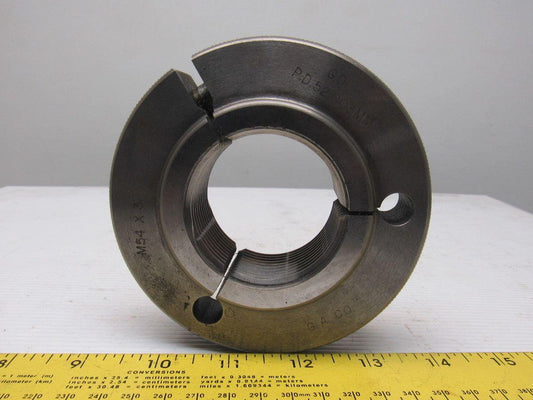 G.A.Co P.D.52.003mm Knurled Steel Nut  M54x3.0-6g