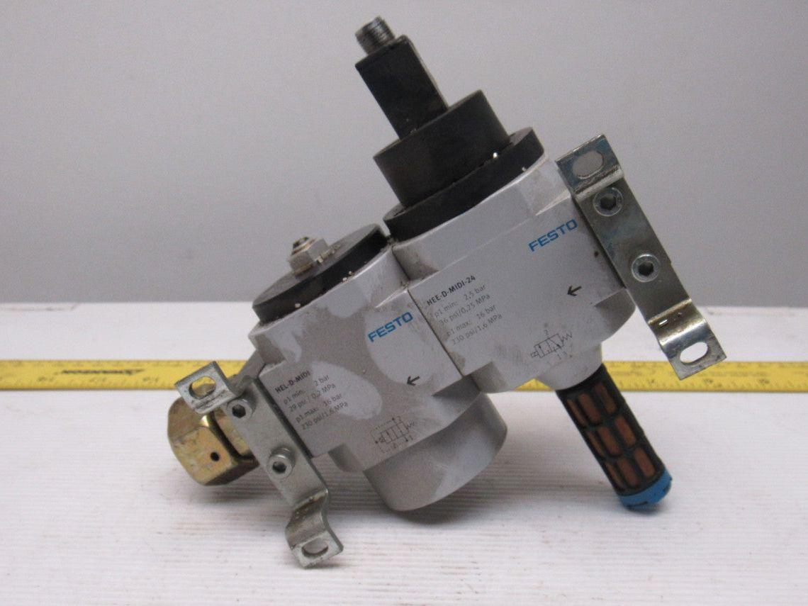 Festo HEE-D-MIDI & HEL-D-MIDI Pneumatic Valve Assembly 24VDC