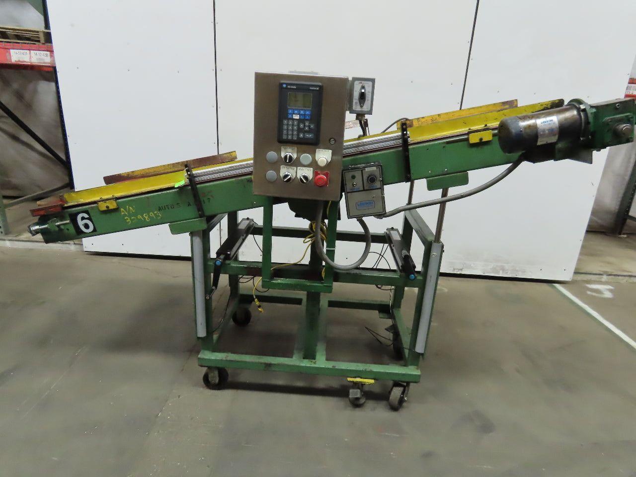 Programable Slider Bed Conveyor 24" Wide Belt X 95" Long 0-85 FPM 115V 1Ph