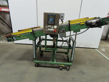Programable Slider Bed Conveyor 24" Wide Belt X 95" Long 0-85 FPM 115V 1Ph