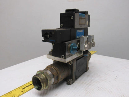 Coax /Festo VMK 15 NC Pneumatic Actuated Stack Valve Assembly 24V